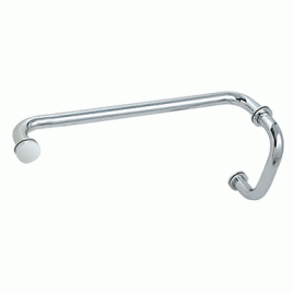 BM6X6SS: Stainless Steel Back-to-Back Tubular Pull Handle without